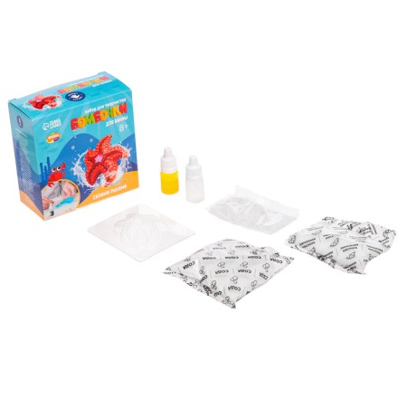 Set for creativity. Do -it -yourself bath bombs "Sea star"-1