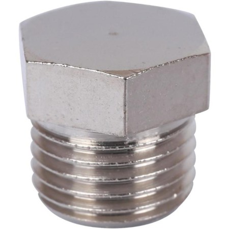 Stout SFT-0025-000014, 1/4 ", outdoor thread, nickelled brass