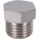 Stout SFT-0025-000014, 1/4 ", outdoor thread, nickelled brass