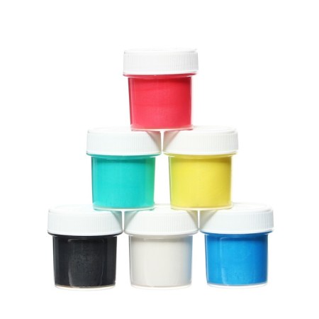 Acrylic paint, set of 6 colors x 20 ml, gamut "Hobbies", Pearl, frost -resistant-1
