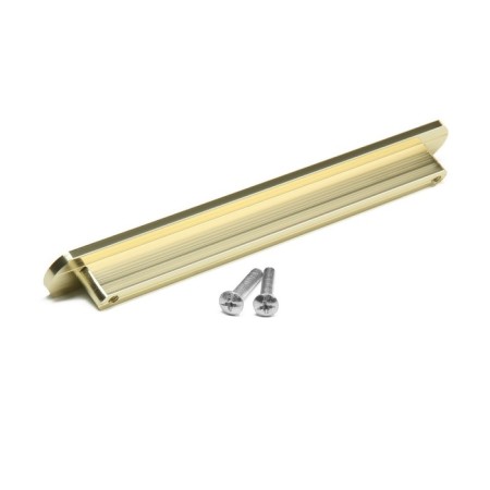 Cappio RSC021, aluminum, m/o 128 mm sloping handle, satin gold color-3