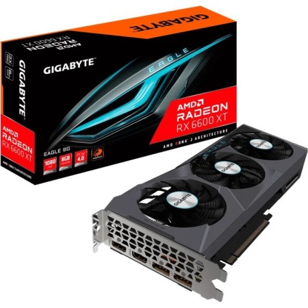 Gigabyte GV-R666EAGLE-8GD, AMD Radeon RX 6600, 8GB, GDDR6, HDMI, DP-7