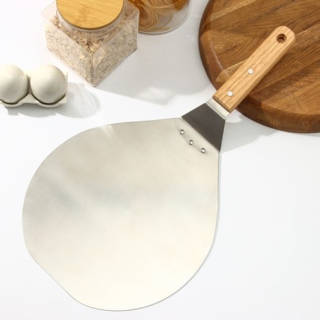 Salem Dilan's blade for pizza, 44.5 × 25 × 6 cm, working part D = 25 cm, steel, tree-1
