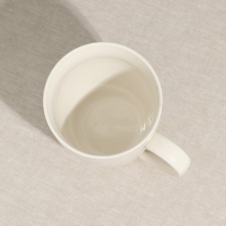 Mug "365+", 400 ml, white, ceramics-2