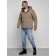 Male winter jacket, size 52, brown color