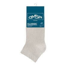 Male shortened Omsa Classic, size 39-41, Grigio Chiaro color