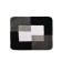 Coins bathroom mat, gray, 55x50 cm