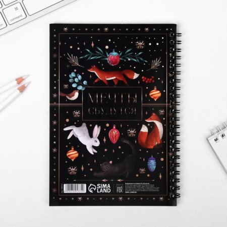 New Year. Diary to the point "Believe in miracles", A5, 60 sheets-2