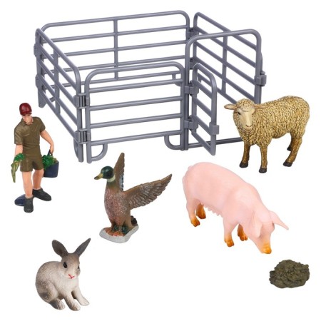Set of figures "on the farm", 7 items