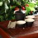 A set for the tea ceremony ceramic "atmosphere", 6 items: a kettle 250 ml, 3 Piala 50 ml, a rag, bag, brown color