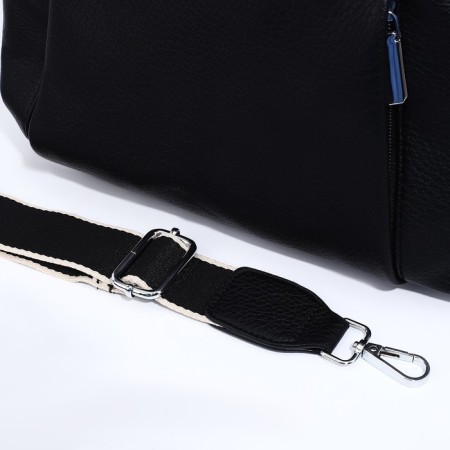 Board-suction with lightning, external pocket, long belt, black color-5