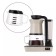 Coffee machine KitFort KT-7190, drip, 680 watts, 0.48/0.4 l, beige-black