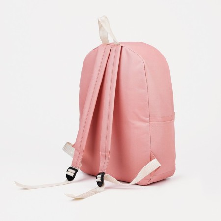 Set of backpacks on lightning from textiles, cosmetic bags, pencil case, pink color-5