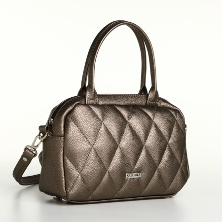 Women's bag with lightning, bronze color-1