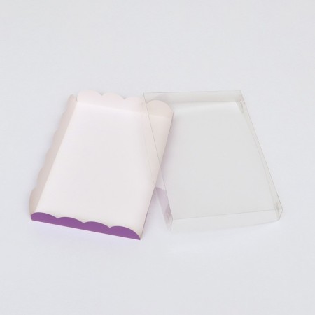 Box for cookies, lilac, 22 x 15 x 3 cm-3
