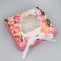 Gift-bending box folding, packaging, “floral tenderness”, 20 x 18 x 5 cm