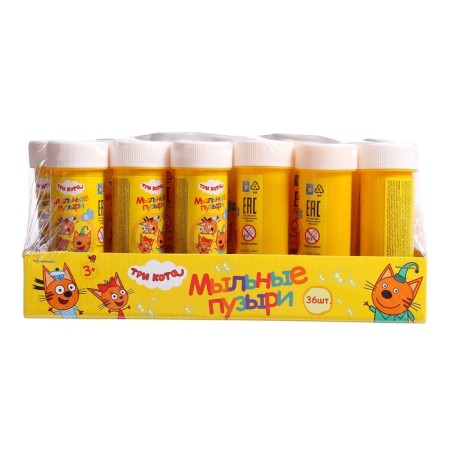 Soap bubbles "Three cats", 60 ml-1