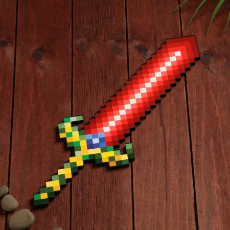 Souvenir wooden sword of the dark elf "Pixel", 37 cm mix-5