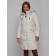 Coat insulated winter female, size 46, beige color