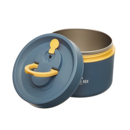 Lunch box to school, container for food, 620 ml, retains heat 4 hours, 11.5 x 9 cm-1