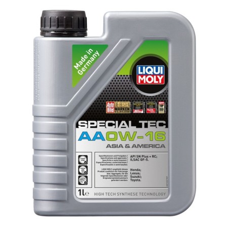 Motor oil Liquimoly Special Tec AA 0W-16 SP GF-6B, NS-Synthetic, 1 liter