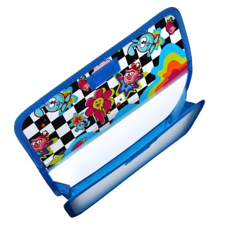 A5 notebook folder (240 x 205 x 40 mm), with Velcro valve, plastic/textiles, Hatber "Smeshariki"-3
