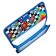 A5 notebook folder (240 x 205 x 40 mm), with Velcro valve, plastic/textiles, Hatber "Smeshariki"