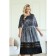 Female dress, size 58, gray color