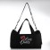 Female sports bag, textura, small size, black color