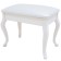 Azalea banquet with storage, 530x320x430, white, eco -leather fabric white