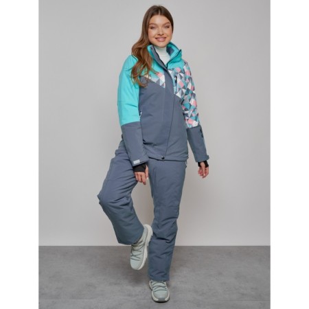 Ski suit, size 44, turquoise color-20
