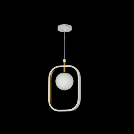 Suspension Avola 1x40W G9, white, gold 17.8x2.5x25 cm-6