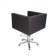 Hairdressing chair domino, five -pound, black color 660 × 600 mm