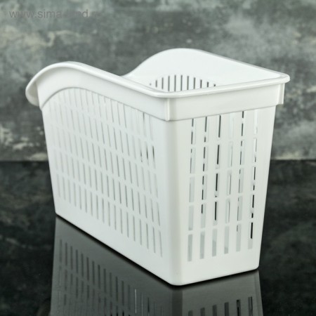 Storage basket, 29 × 13 × 17 cm, white color-5