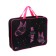 Folder with handles A4 textiles, 350 x 265 x 80 mm, PMD 4-22 "Butterflies" (volumetric 3D risun with a metallic effect)