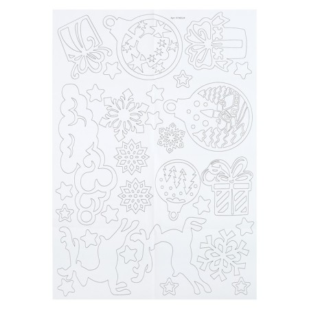 Decor for the windows "Magic Patterns", 4 sheets with the basics for cutting, format A1-6