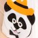 Bath cap with applique "Mr. Panda"