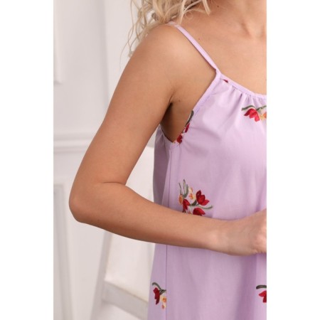 Women's dress, size 48, lilac color-10