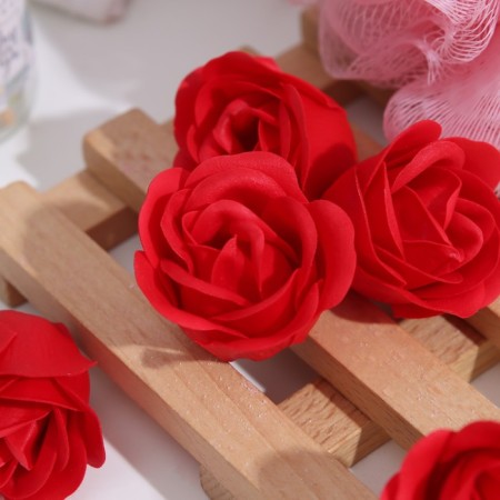 Lapal roses are red, set 81 pcs-1