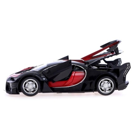The radio -controlled “shyron” machine, doors open, works from batteries, red color-2