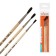 Set of protein brushes 3 pieces, calligrata No. 2 (round No. 2, 3, 4), wooden handle