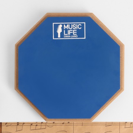 A set of drummer Music Life: Training PED, D-8 inches + drum sticks, blue-2