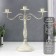 Summary Metal for 3 candles "Provence" white aged 31x13x30 cm