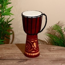 Souvenir musical instrument drum jambe 