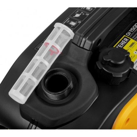Inverter generator Steher GI-1500, 4 tons, 1 kW, 220 V, manual starter, 3 l, 12 kg-4
