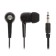 Luazon headphones "Brilliant" W-02, vacuum, black