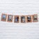 Girland for photos with clothespins "Kraft", 6 pcs.