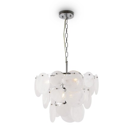 Suspended lamp 60W, 5kHE14, 33x47 cm, chrome-1