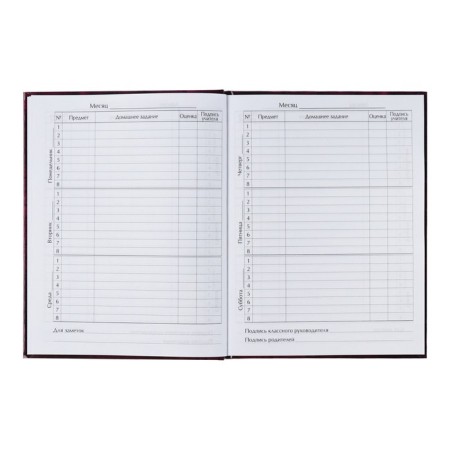 Universal diary for grades 1-11, Smile 2, solid cover 7BC, glossy lamination, 40 sheets-7