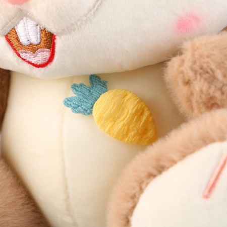 Soft toy "Bunny", 21 cm, beige-3
